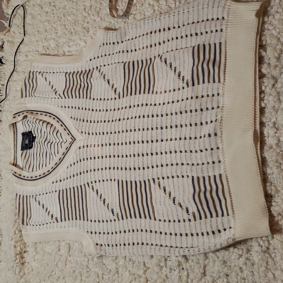 Vintage Burberrys men's sweater vest large - Picture 1 of 5